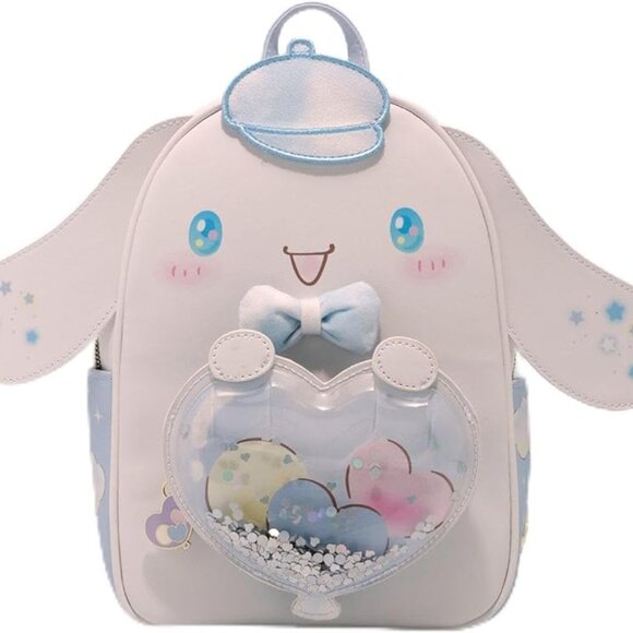 NWT Her Universe Cinnamoroll Balloon Mini Backpack with Sequins - Picture 15 of 16